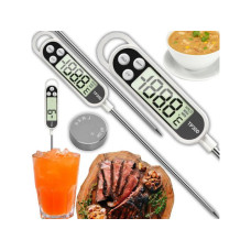 Цифровой электронный кухонный термометр с ЖК-дисплеем и штырьковым датчиком для выпечки ER1061 